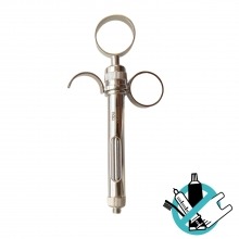 Three Ring Syringe with Open Ring for Anesthesia