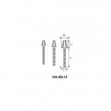 Vario Posts: Long Titanium Threaded Posts (10 units)
