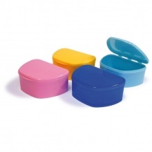 ASSORTED COLOURED ORTHODONTIC BOXES 12pcs.
