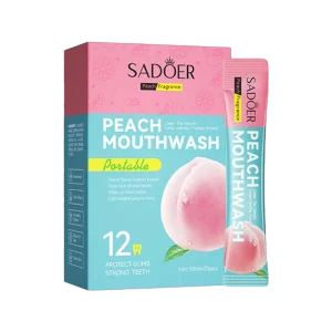 Peach mouthwash flavor sador for houa mouth